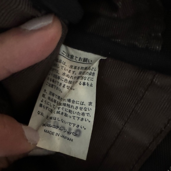 Yohji Yamamoto Y'SACCS Crossbody Leather Bag - Picture 7 of 14